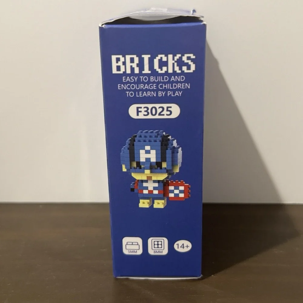 Captain America Bricks Building Set 219pcs Nano Blocks DMXC F3025 New